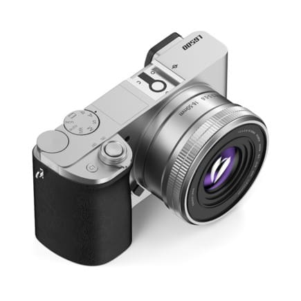 Silver digital camera
