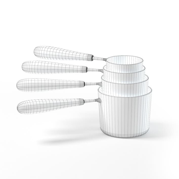 Coffee Utensils 3D Model - CGAxis - 3D models, PBR, HDRI for your