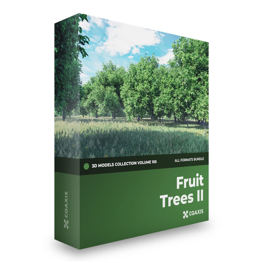 Fruit Trees 3D Models Collection – Volume 105