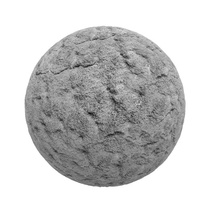 Rough Grey Stone PBR Texture