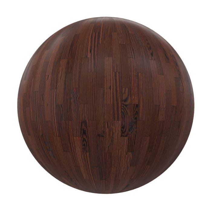 Dark Wood Tiles PBR Texture