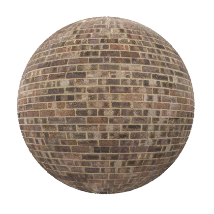 Brown Brick Wall PBR Texture
