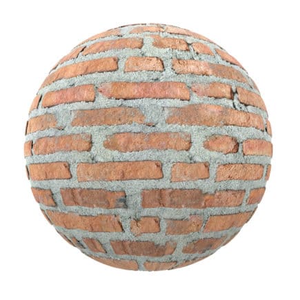 Red Brick Wall PBR Texture