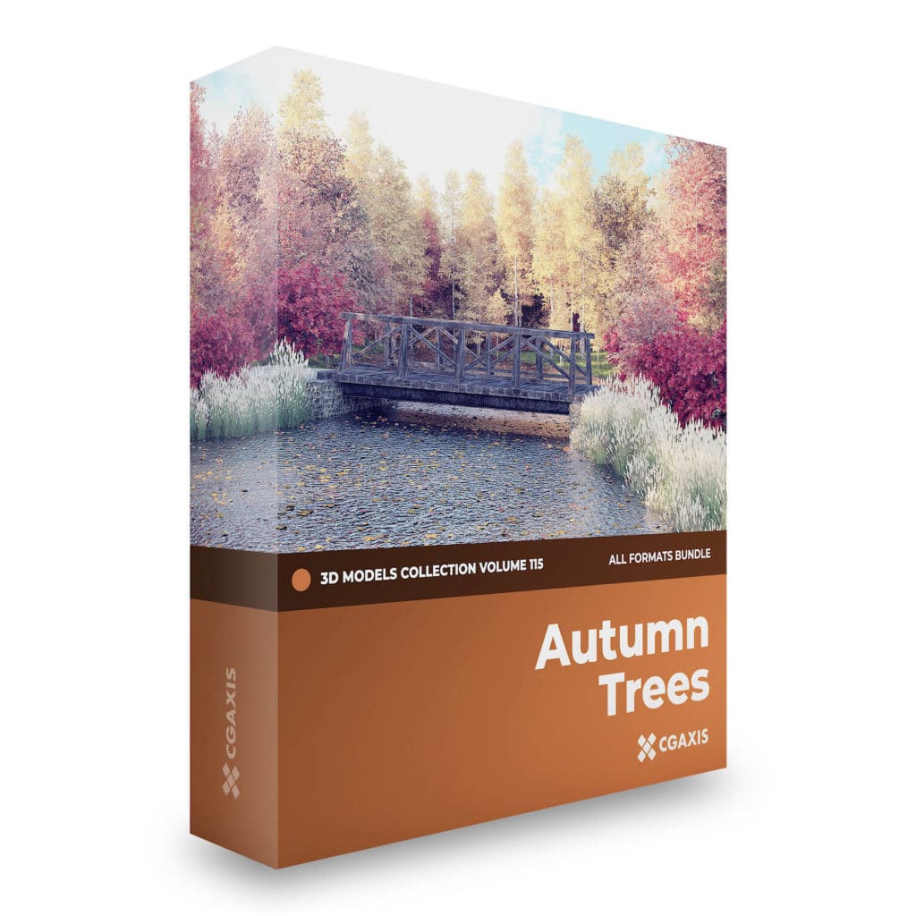 Autumn Trees 3D Models Collection – Volume 115