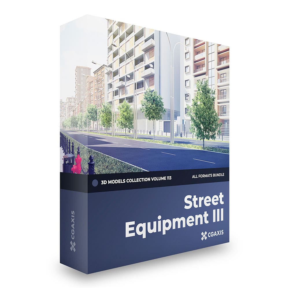 Street Equipment 3D Models Collection – Volume 113