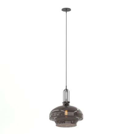Brown Glass Hanging Lamp 3D Model