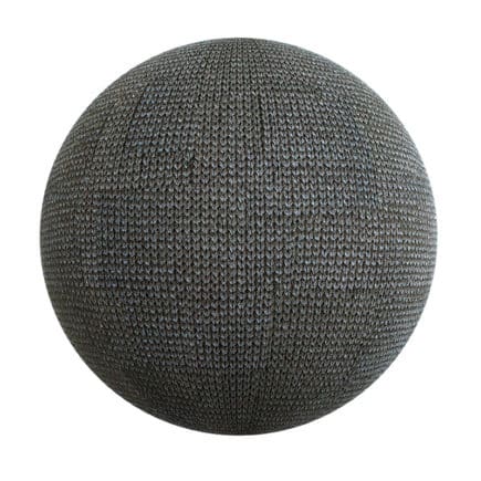 Black Fabric PBR Texture