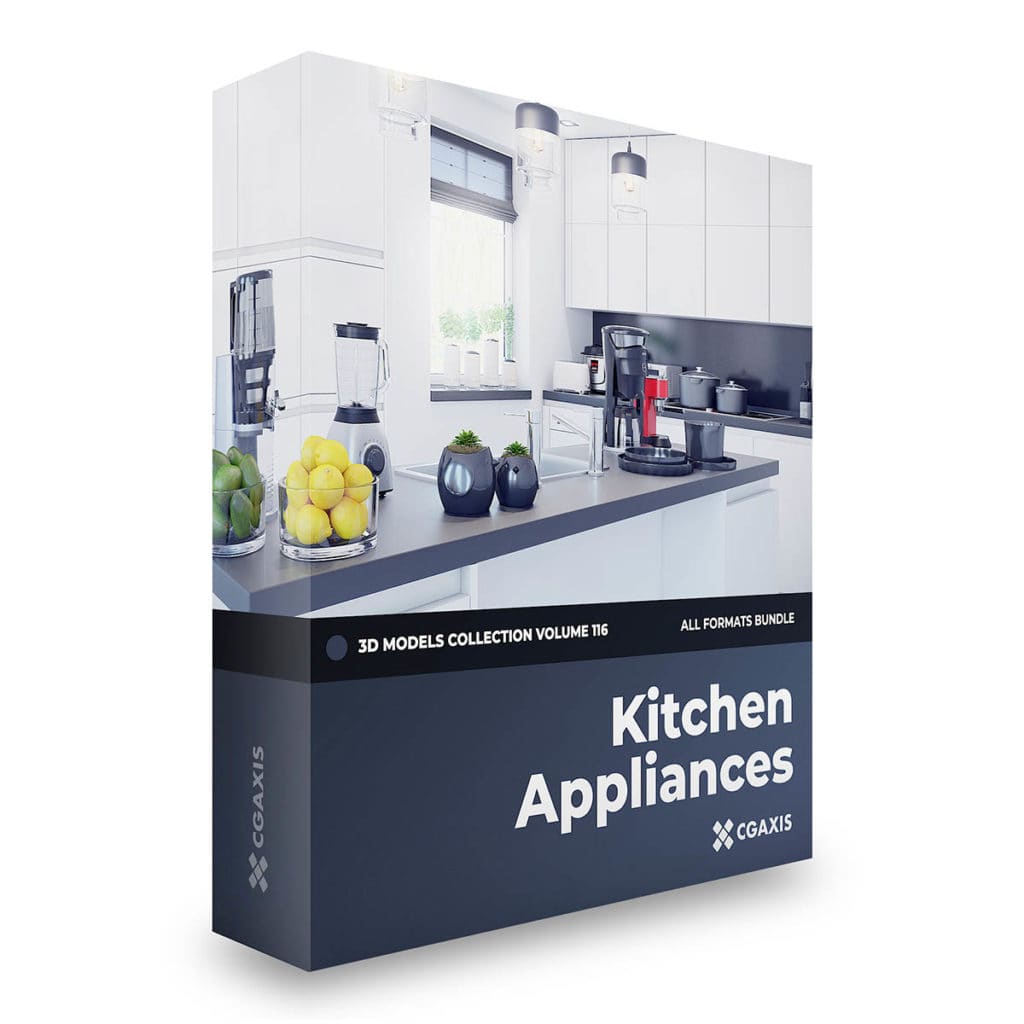Kitchen Appliances 3D Models Collection – Volume 116