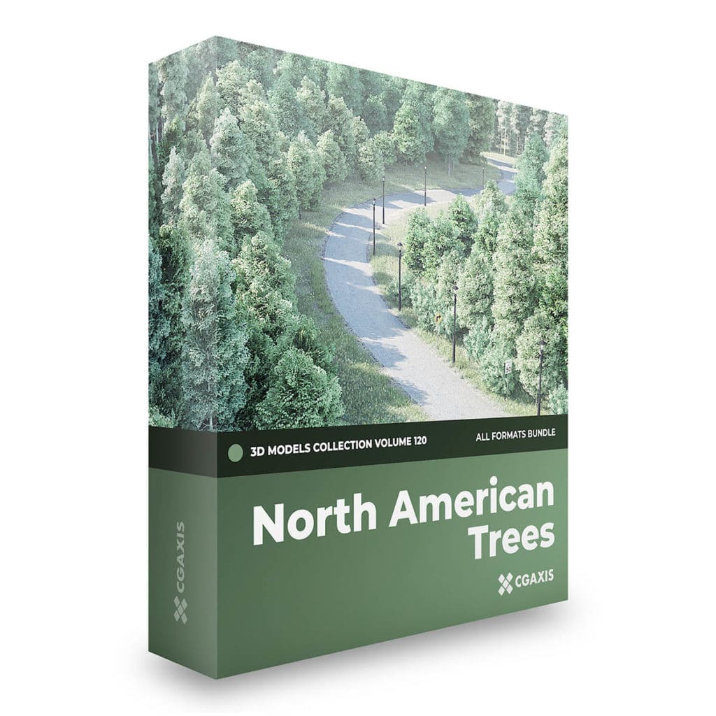 North American Trees 3D Models Collection – Volume 120