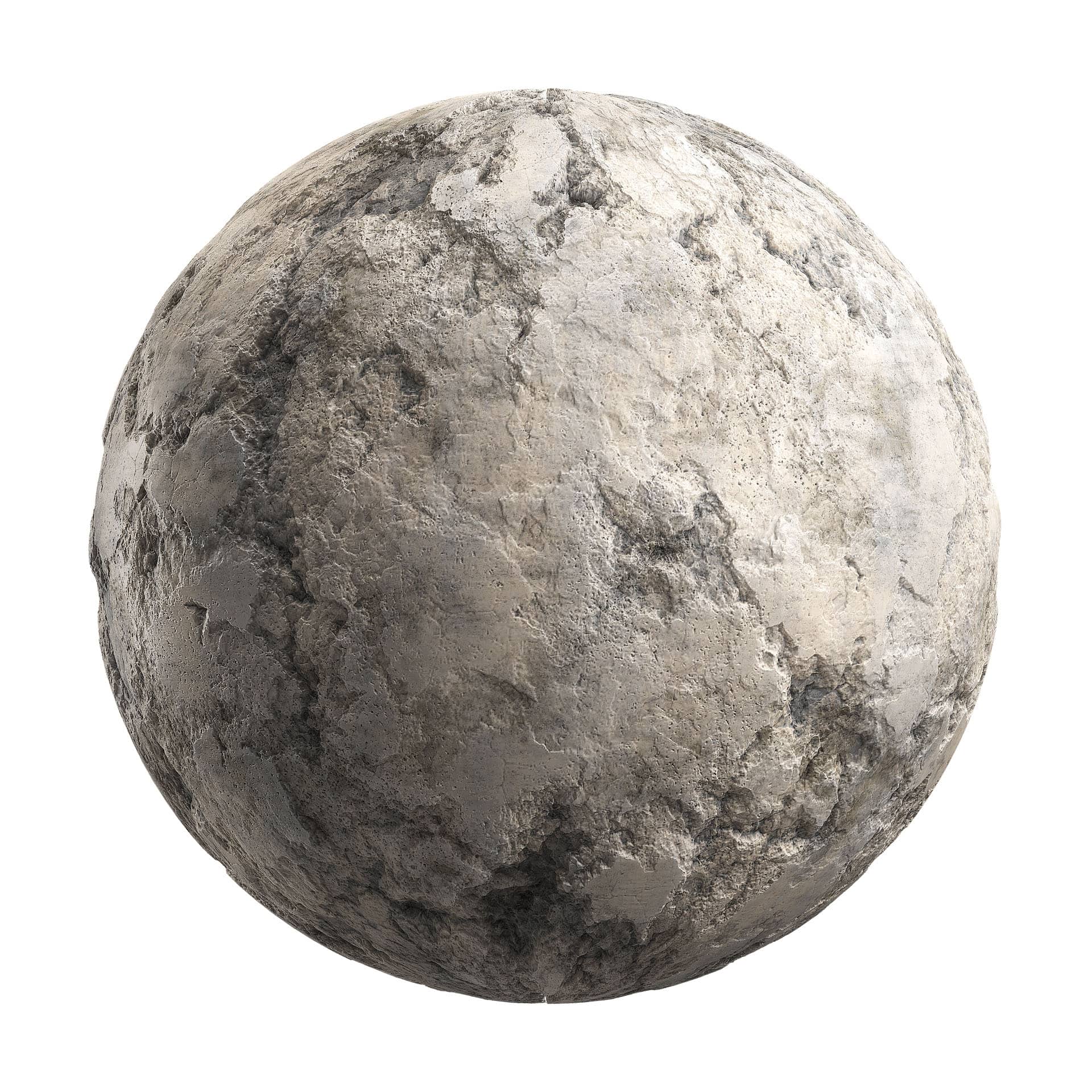 Rough Grey Granite PBR Texture