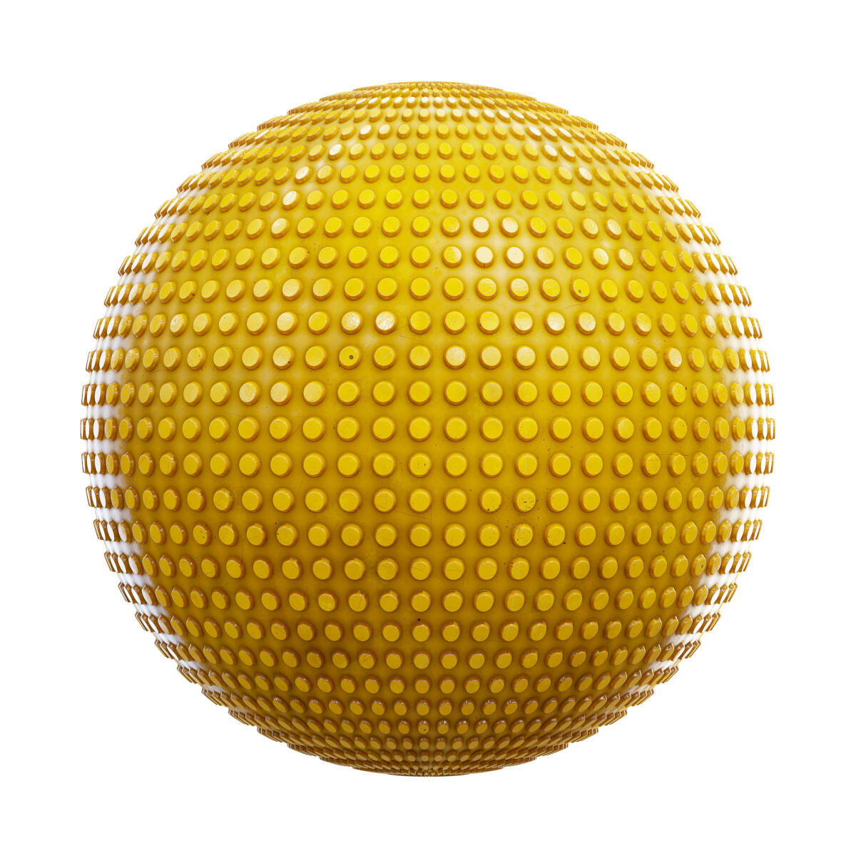 Yellow Patterned Plastic PBR Texture