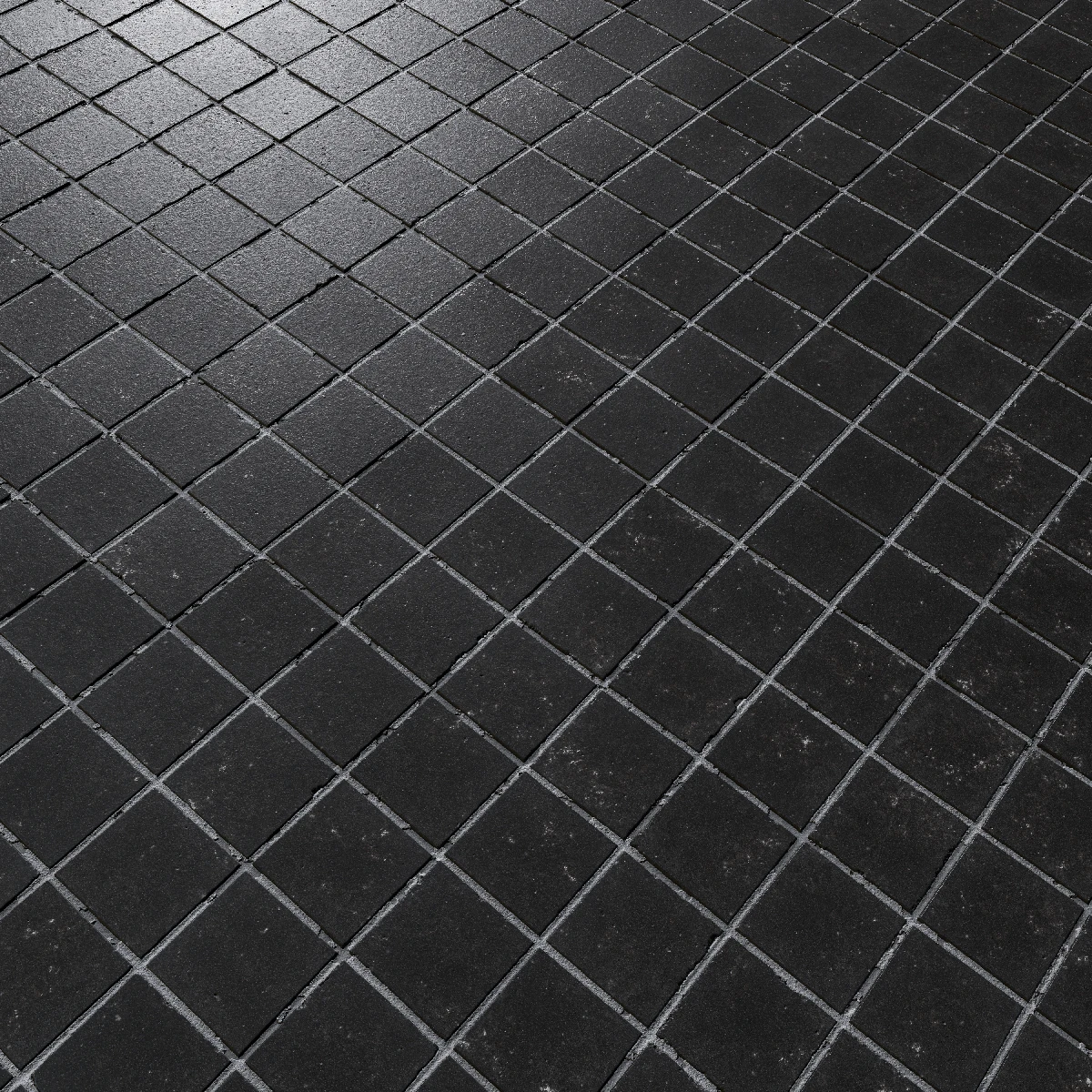 Black Tiles PBR Texture