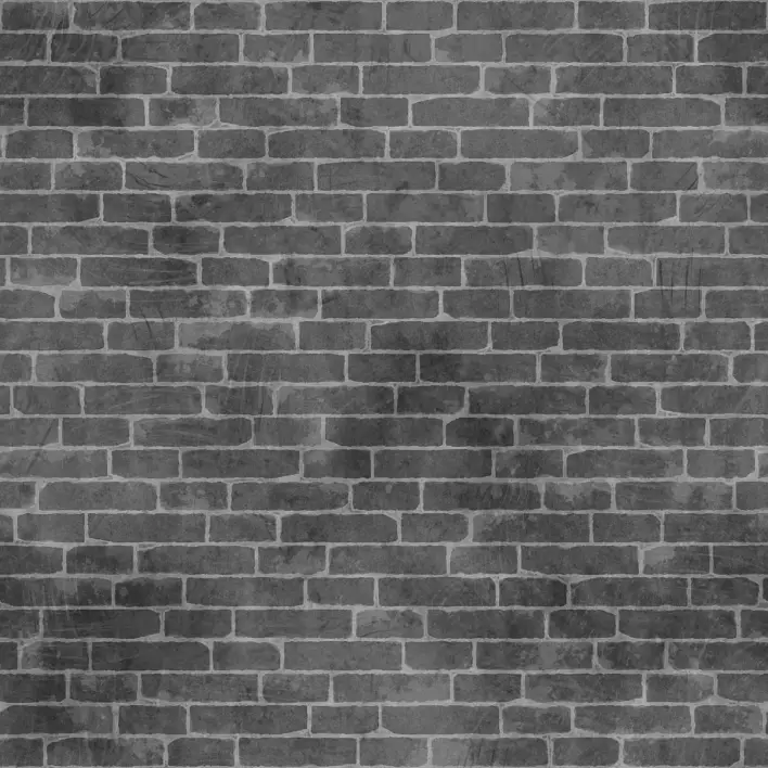 Blue Painted Brick Wall PBR Texture