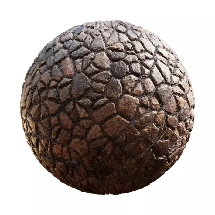 Brown Wet Stone Pavement (5967)