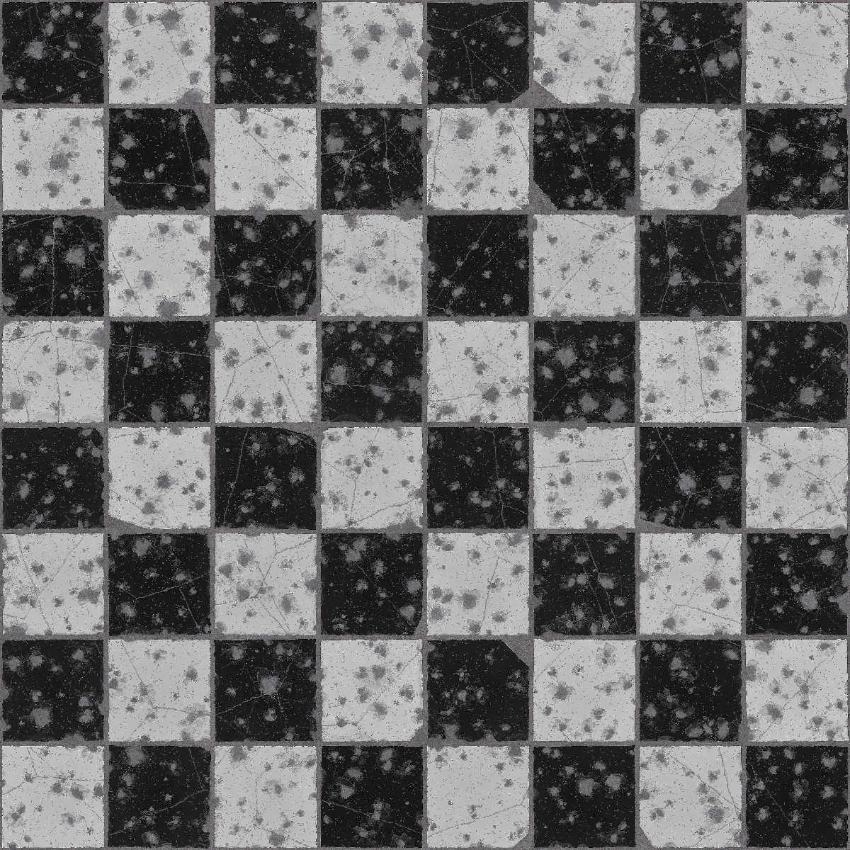 Damaged Black And White Tiles (5951) - Image 4