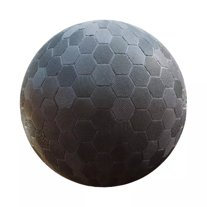 Grey Hexagonal Tiles (5944)
