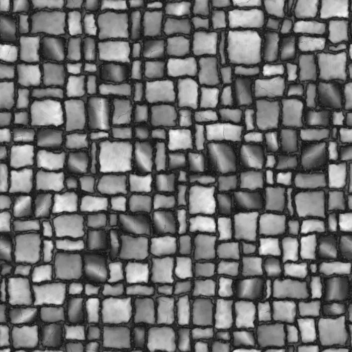 Grey Stone Pavement PBR Texture