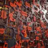 Orange Black Circuit Wall (6030) - Image 2