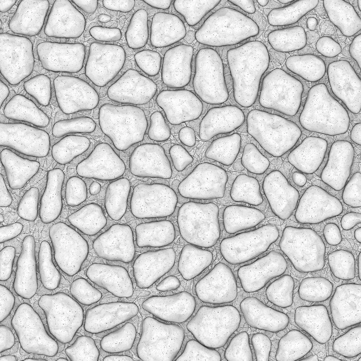 Pebble Concrete Wall PBR Texture