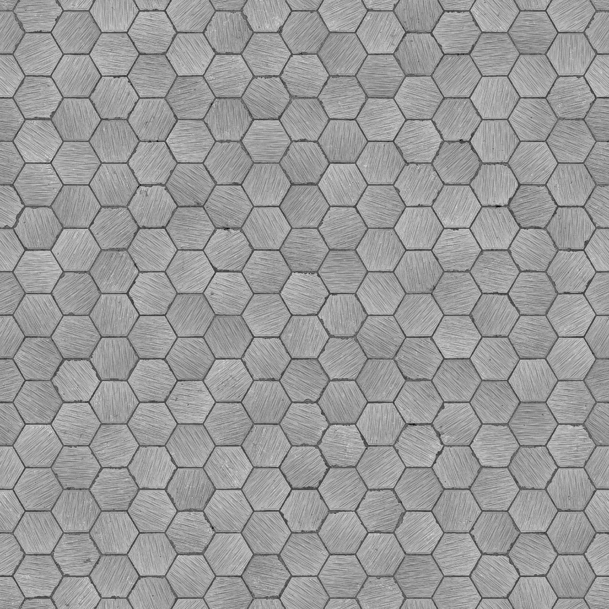 Red Hexagonal Tiles PBR Texture