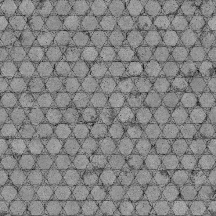 Patterned Brick Tiles PBR Texture