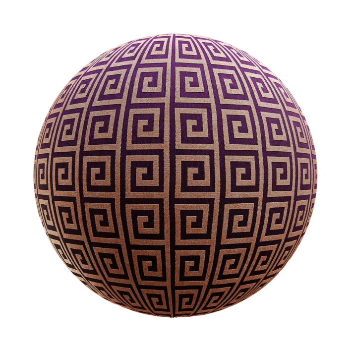 Purple Roman Fabric (6263)