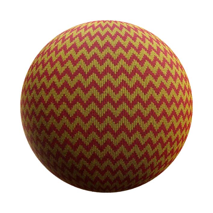 Red Orange Patterned Knit (6238)