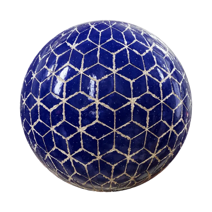 Triangle Blue Tiles (6297)