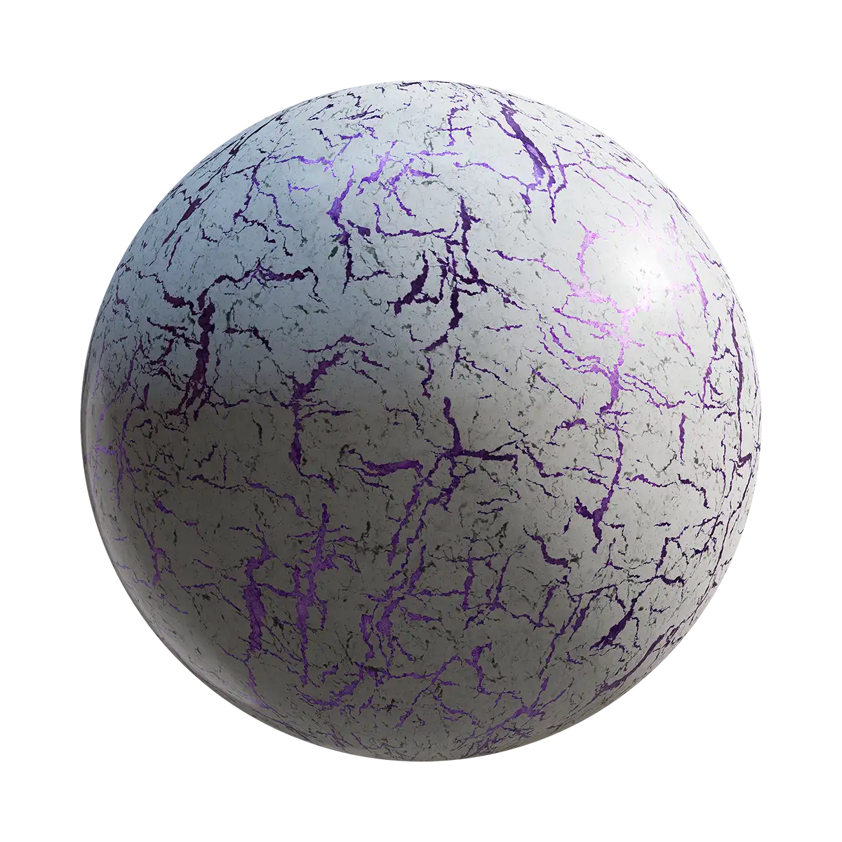 purple marble ball
