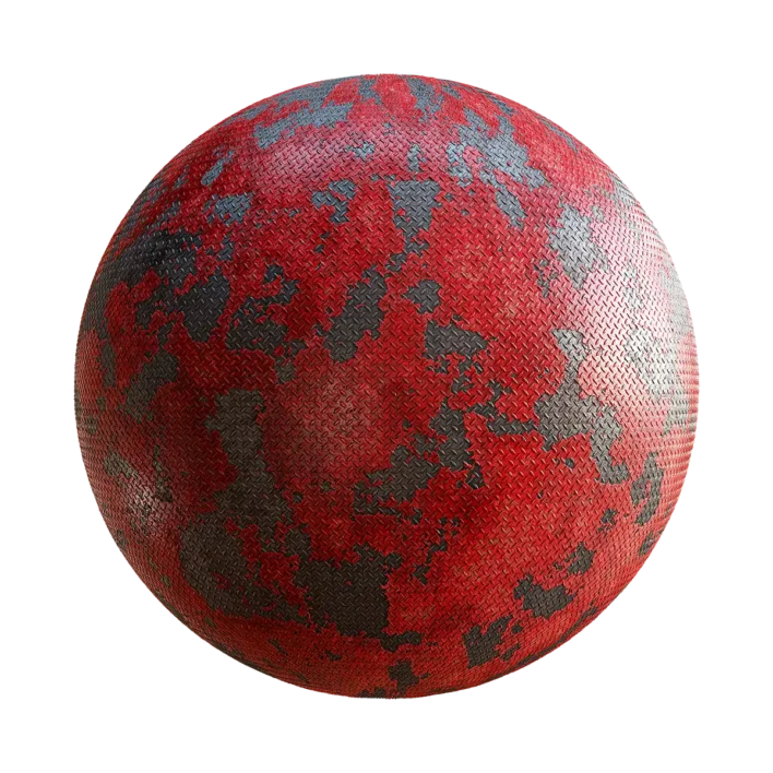 Industrial Patterned Painted Metal (6381)