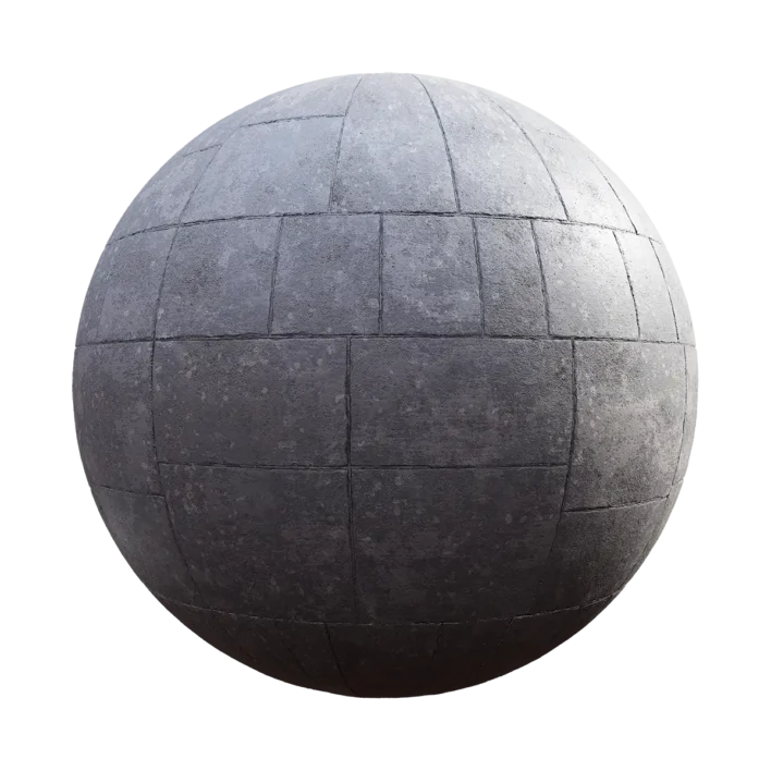 Large Irregular Concrete Pavement (6331)