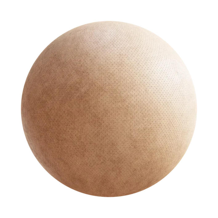 Beige Patterned Suede (6449)