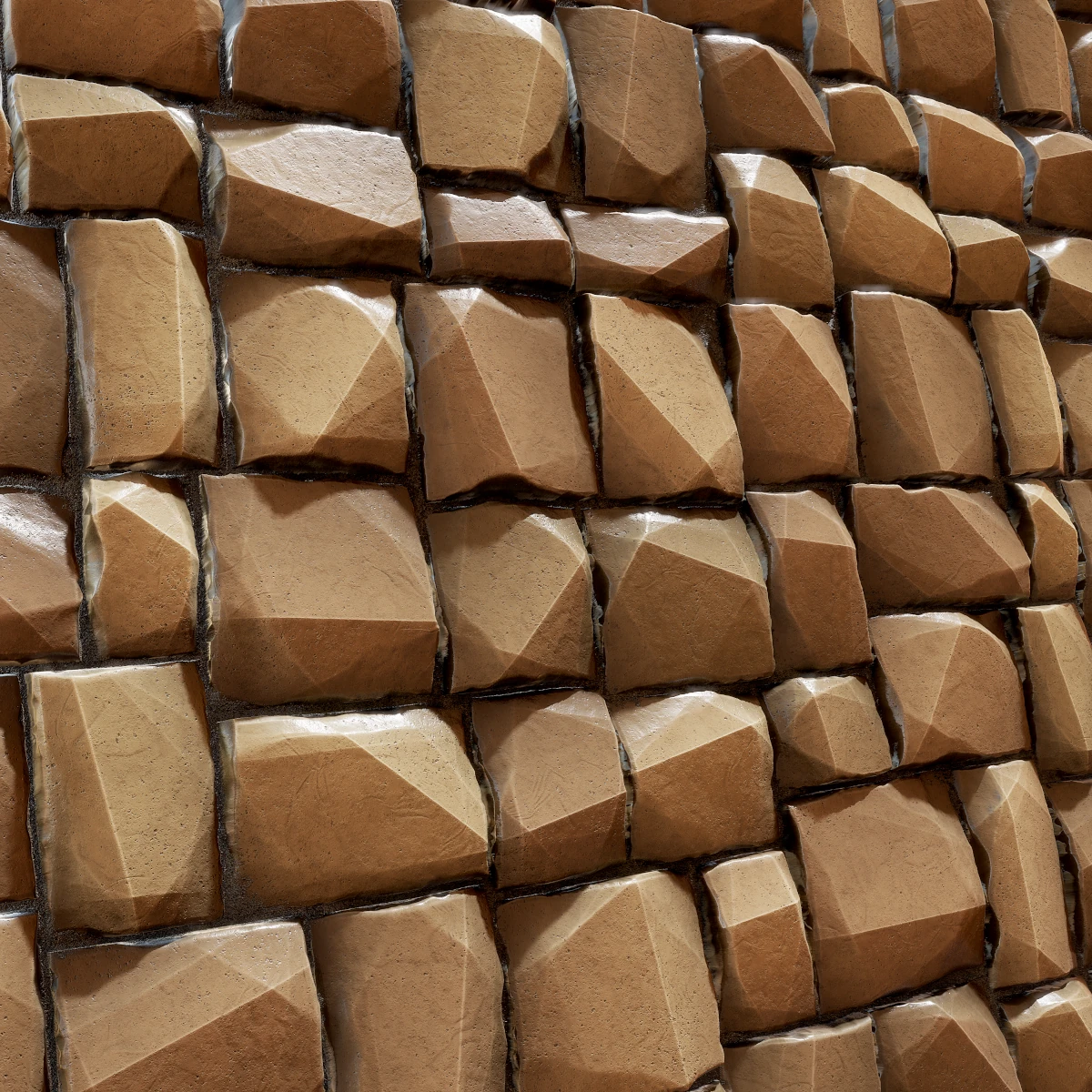 Stylized Stone Wall PBR Texture