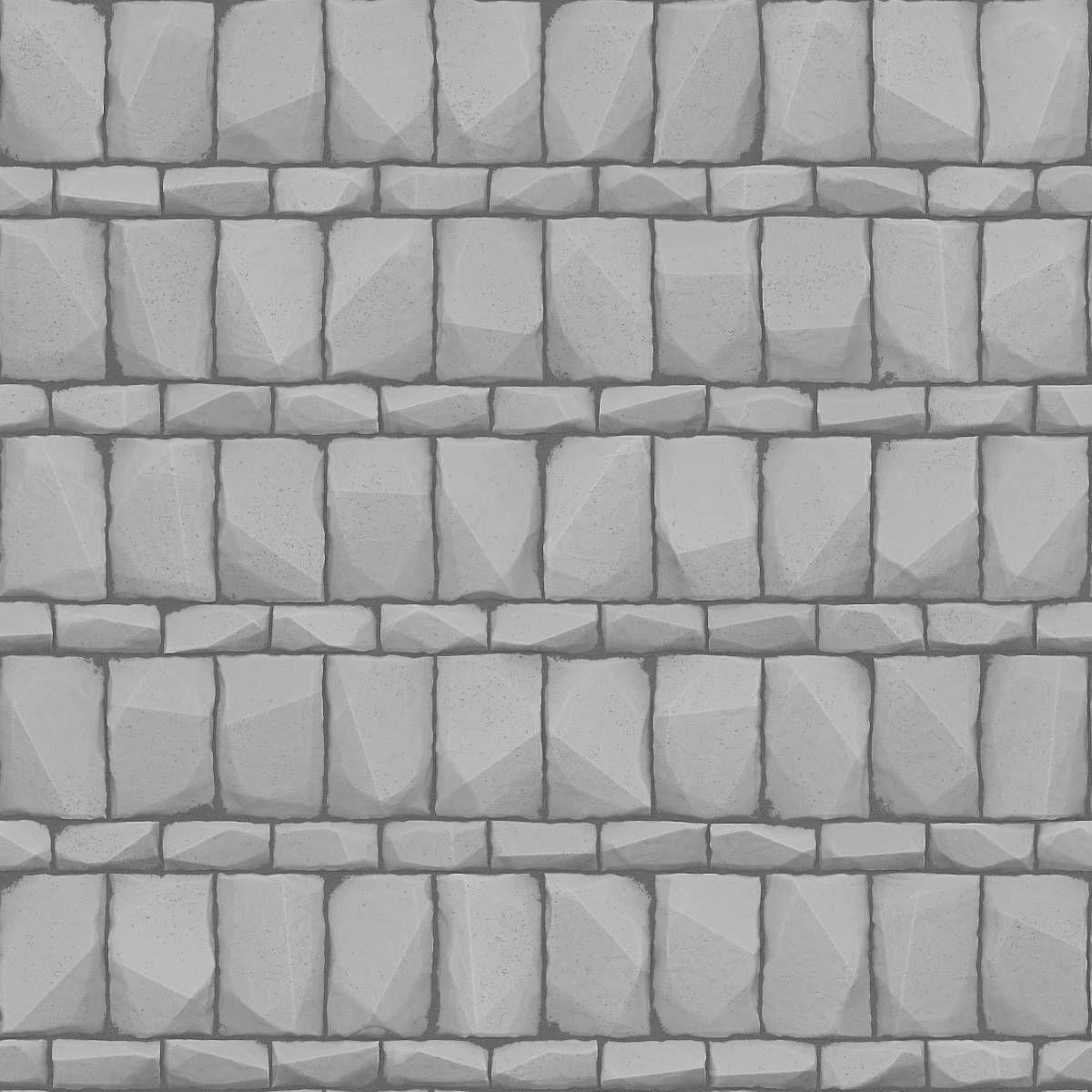 Stylized Stone Wall PBR Texture