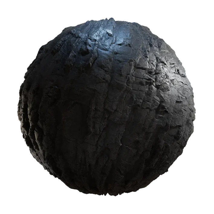 Rough Black Rock 6491