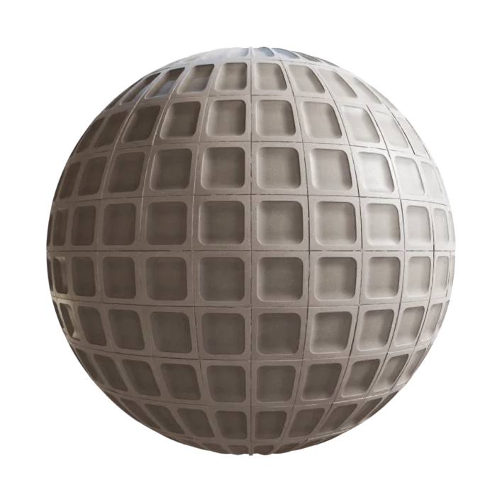 Square Concrete Tiles 6543