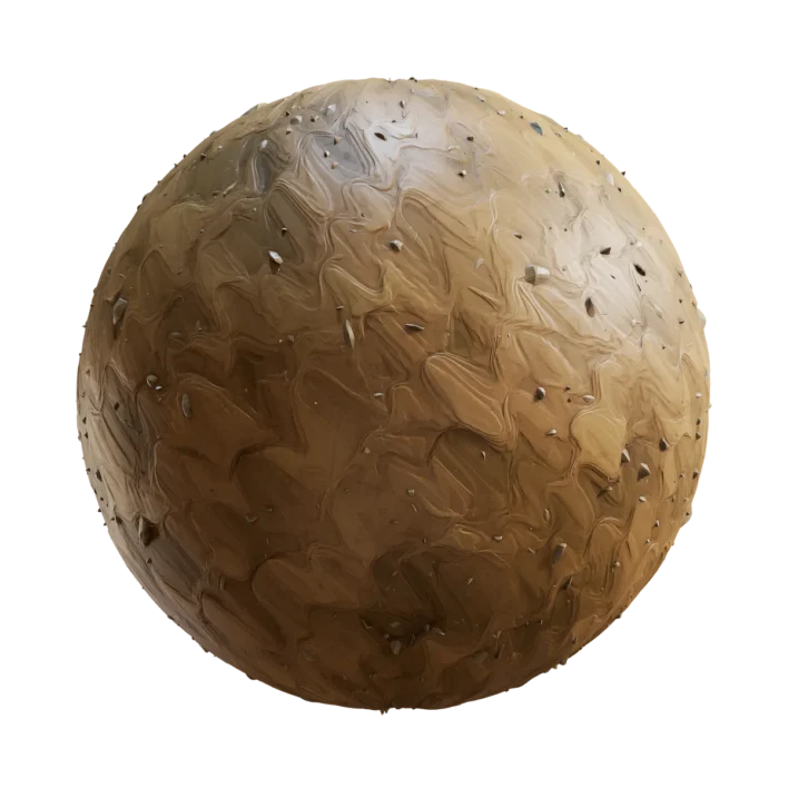 Stylized Yellow Dirt 6498