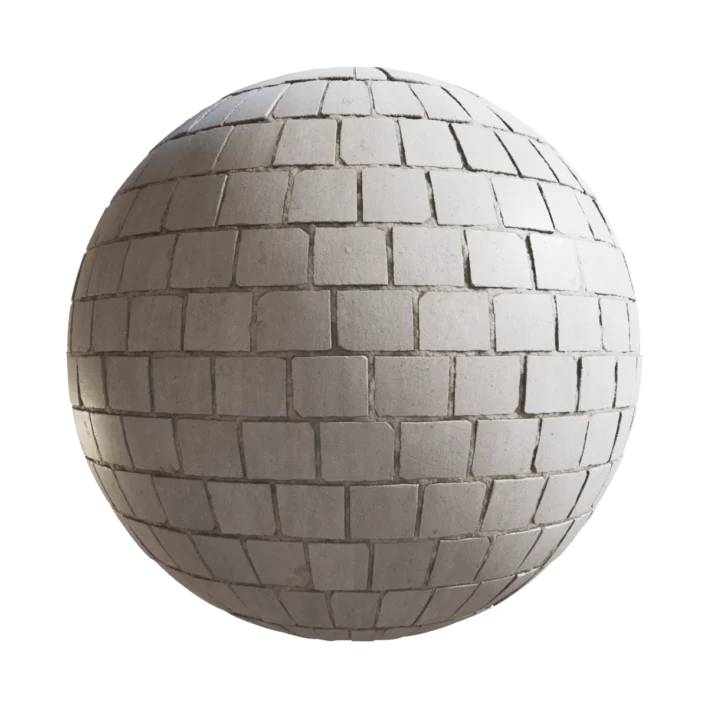 White Concrete Block Wall 6536