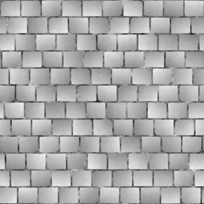 White Concrete Block Wall PBR Texture