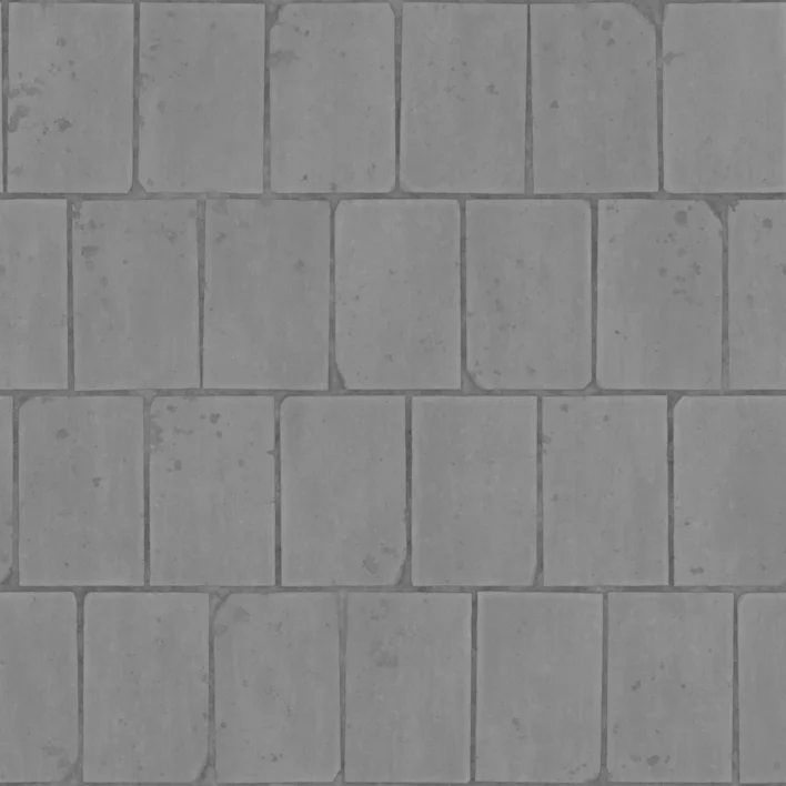 White Concrete Block Wall PBR Texture