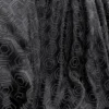 Black Patterned Fabric 6614 - Image 2