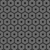 Black Patterned Fabric 6614 - Image 7