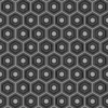 Black Patterned Fabric 6614 - Image 8
