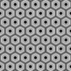 Black Patterned Fabric 6614 - Image 9