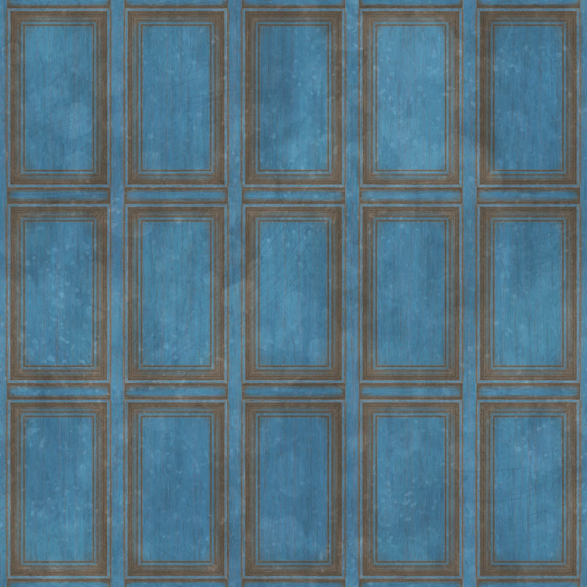 Blue Old Wooden Panels 6626 - Image 4