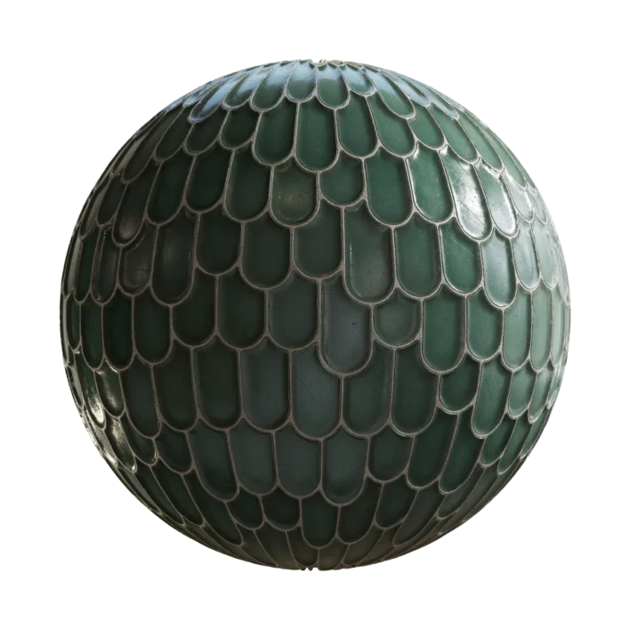 Green Tear Tiles 6622