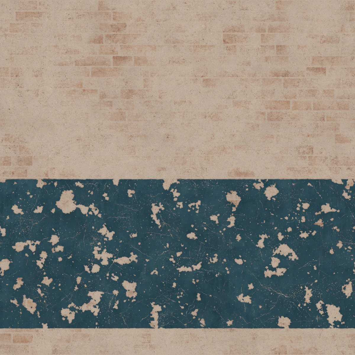 Old Plaster Painted Wall 6596 - Image 4