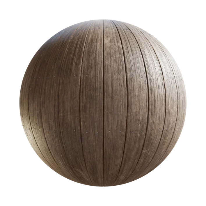 Old Wooden Planks PBR Texture