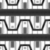 Black White Spaceship Wall 6682 - Image 7