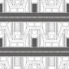 Black White Spaceship Wall 6682 - Image 12